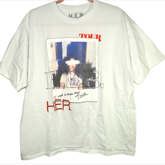 H.E.R. Other - H.E.R. I Used to Know Her Tour Shirt Men's Size XL